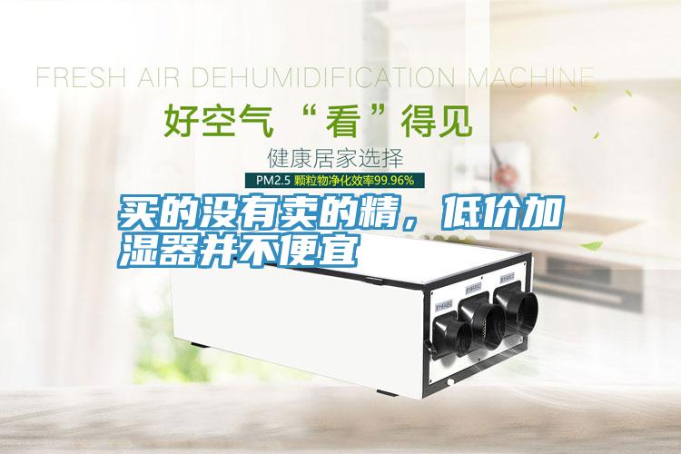 買的沒有賣的精，低價(jià)加濕器并不便宜