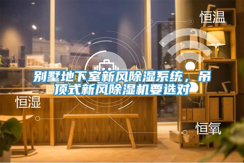 別墅地下室新風(fēng)除濕系統(tǒng)，吊頂式新風(fēng)除濕機要選對