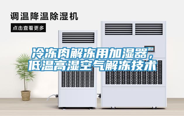 冷凍肉解凍用加濕器，低溫高濕空氣解凍技術(shù)