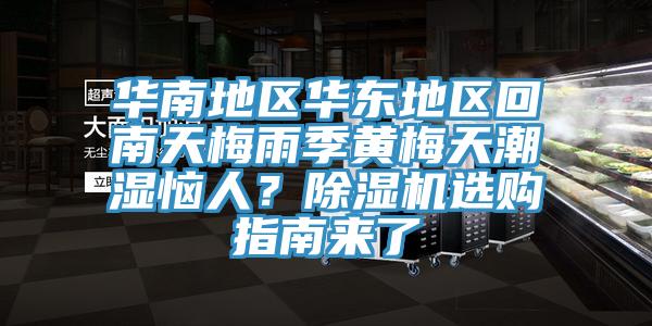 華南地區(qū)華東地區(qū)回南天梅雨季黃梅天潮濕惱人？除濕機(jī)選購(gòu)指南來(lái)了