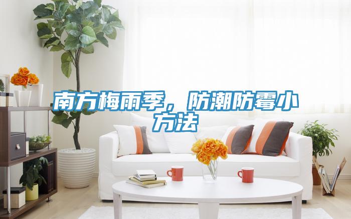 南方梅雨季，防潮防霉小方法
