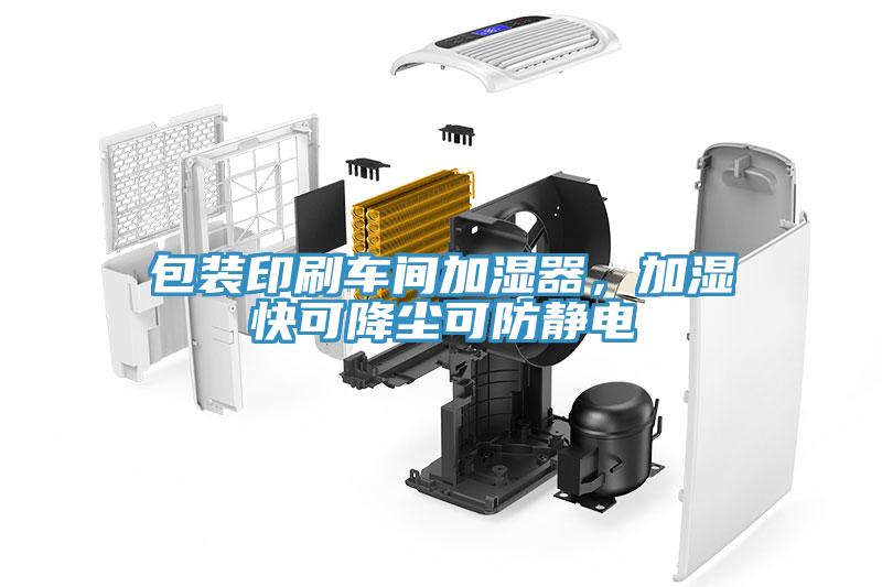 包裝印刷車間加濕器，加濕快可降塵可防靜電