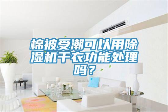 棉被受潮可以用除濕機(jī)干衣功能處理嗎？