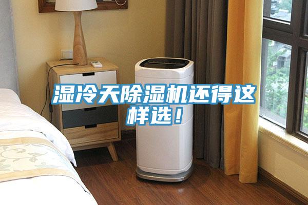 濕冷天除濕機還得這樣選！