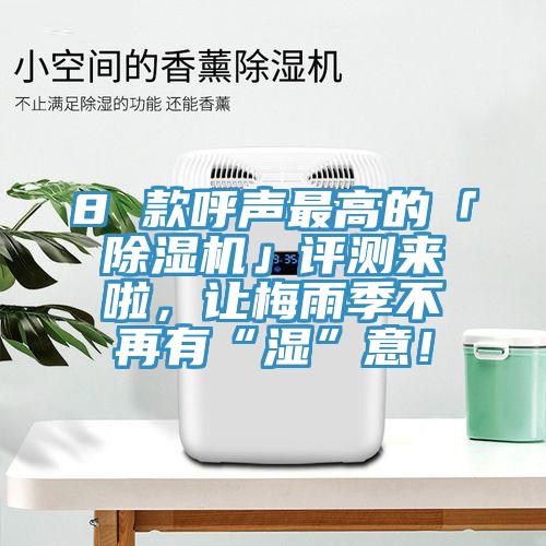 8 款呼聲最高的「除濕機」評測來啦，讓梅雨季不再有“濕”意！