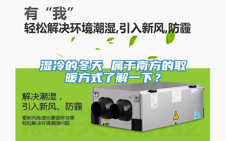 濕冷的冬天 屬于南方的取暖方式了解一下？