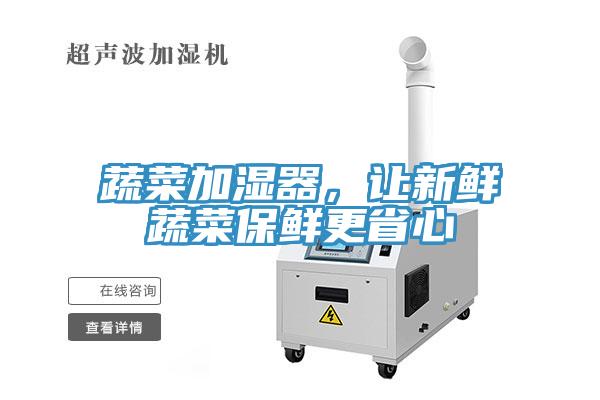蔬菜加濕器，讓新鮮蔬菜保鮮更省心