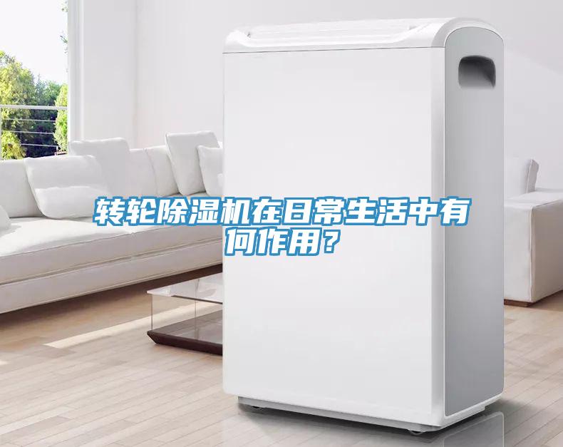 轉輪除濕機在日常生活中有何作用？