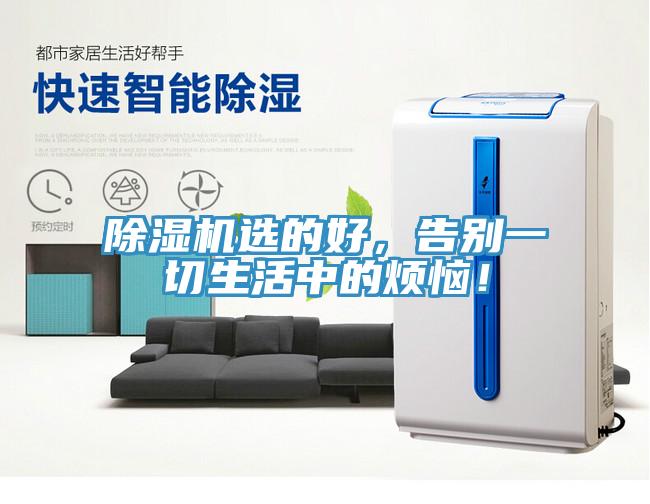 除濕機選的好，告別一切生活中的煩惱！