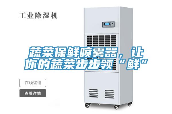 蔬菜保鮮噴霧器，讓你的蔬菜步步領(lǐng)“鮮”