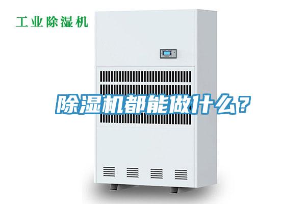 除濕機都能做什么？