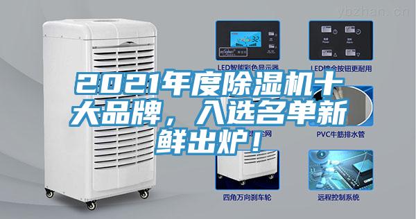2021年度除濕機(jī)十大品牌，入選名單新鮮出爐！