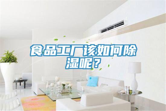 食品工廠該如何除濕呢？