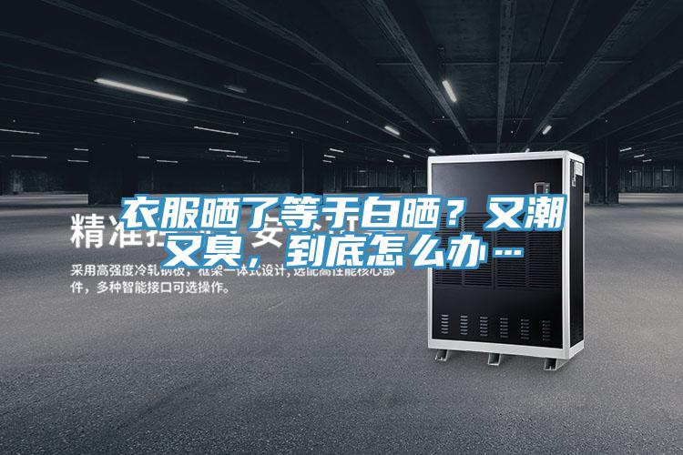 衣服曬了等于白曬？又潮又臭，到底怎么辦…