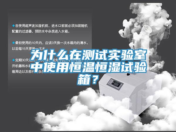 為什么在測(cè)試實(shí)驗(yàn)室中使用恒溫恒濕試驗(yàn)箱？