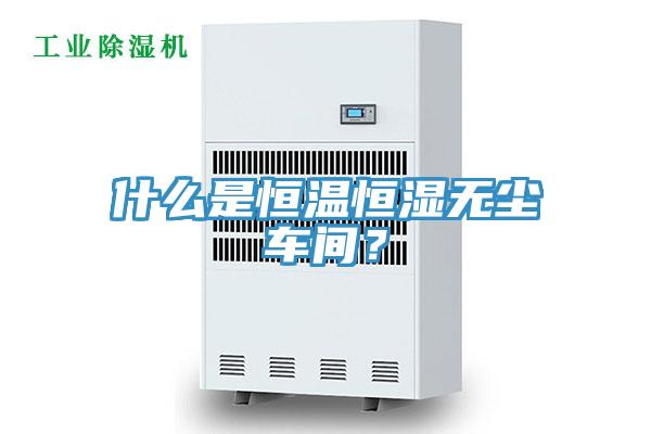 什么是恒溫恒濕無塵車間？