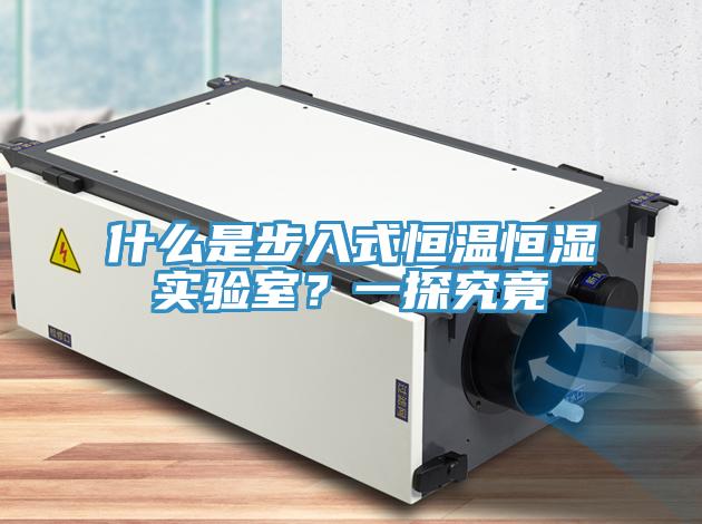 什么是步入式恒溫恒濕實驗室？一探究竟