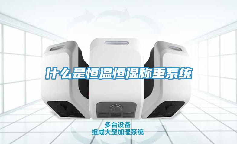 什么是恒溫恒濕稱(chēng)重系統(tǒng)