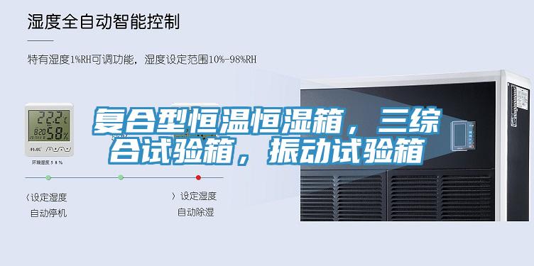 復合型恒溫恒濕箱，三綜合試驗箱，振動試驗箱