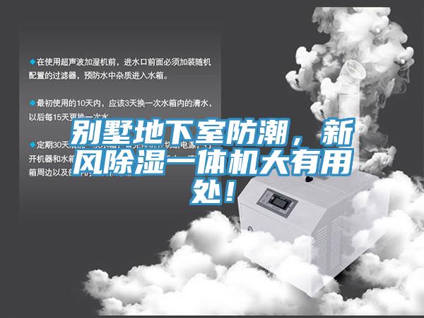 別墅地下室防潮，新風(fēng)除濕一體機(jī)大有用處！