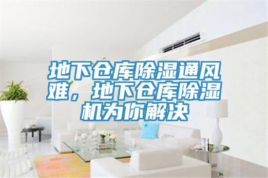 地下倉庫除濕通風難，地下倉庫除濕機為你解決