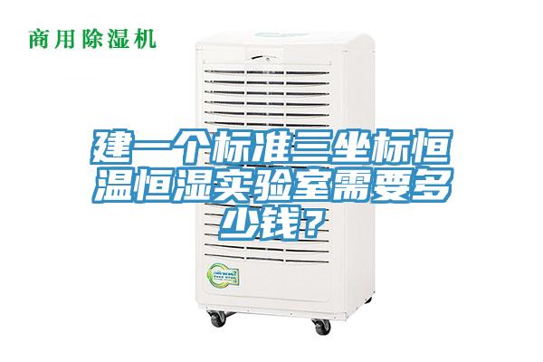 建一個標準三坐標恒溫恒濕實驗室需要多少錢？