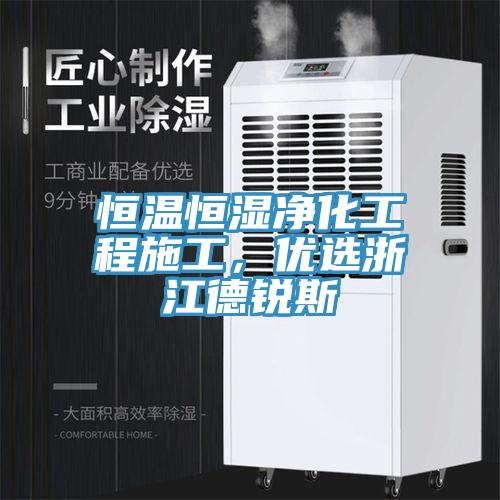 恒溫恒濕凈化工程施工，優(yōu)選浙江德銳斯