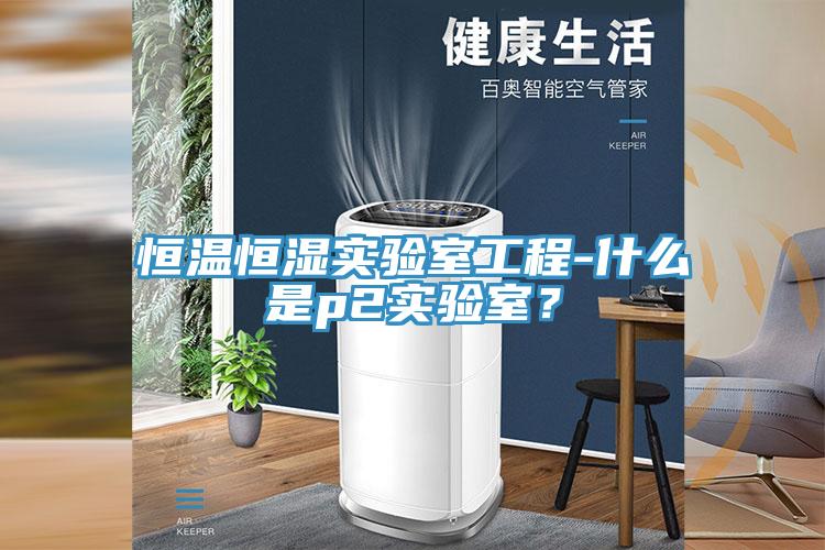 恒溫恒濕實驗室工程-什么是p2實驗室？