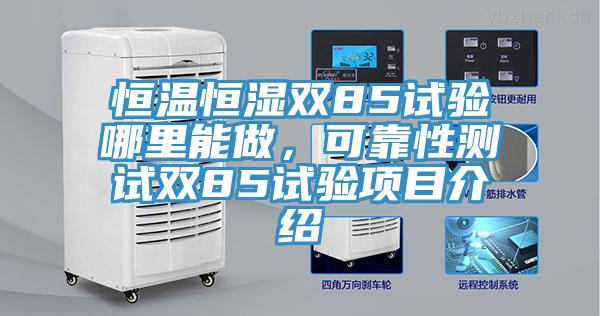 恒溫恒濕雙85試驗?zāi)睦锬茏?，可靠性測試雙85試驗項目介紹