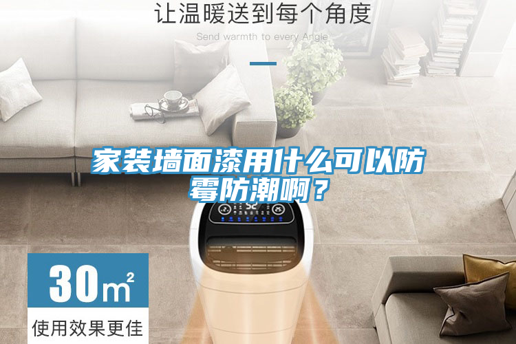 家裝墻面漆用什么可以防霉防潮啊？