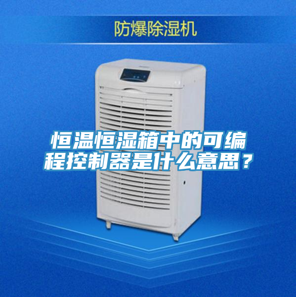 恒溫恒濕箱中的可編程控制器是什么意思？
