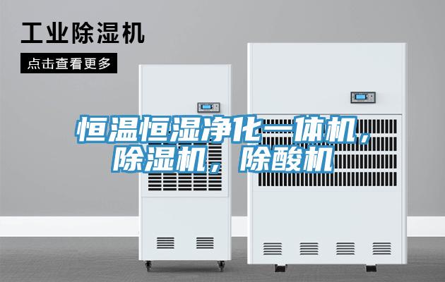 恒溫恒濕凈化一體機，除濕機，除酸機