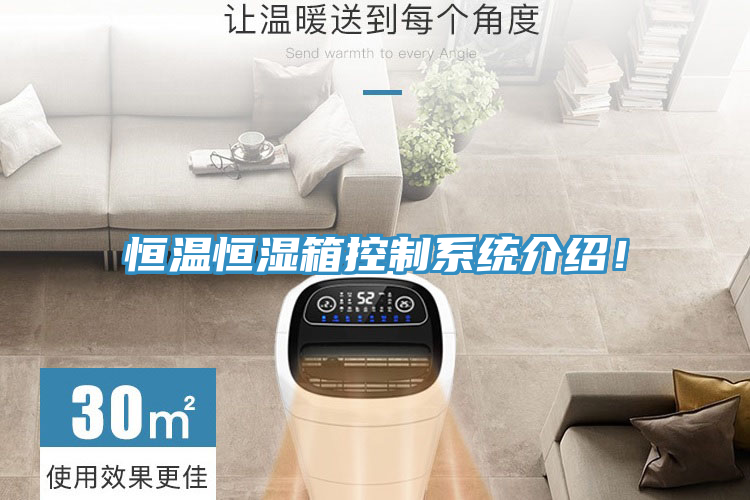 恒溫恒濕箱控制系統(tǒng)介紹！