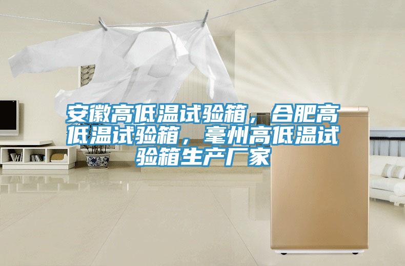 安徽高低溫試驗箱，合肥高低溫試驗箱，毫州高低溫試驗箱生產(chǎn)廠家