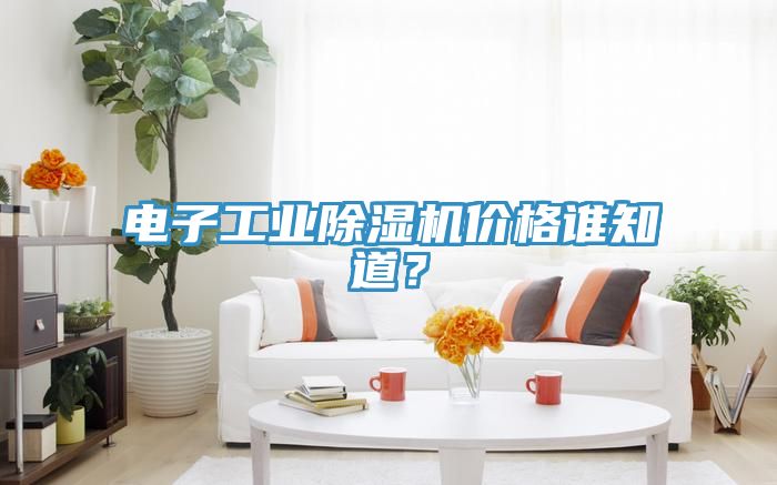 電子工業(yè)除濕機(jī)價(jià)格誰知道？