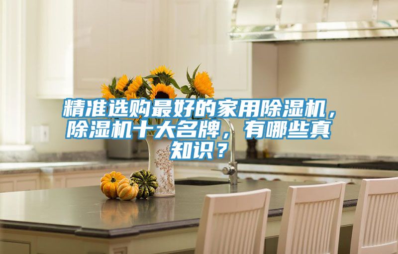 精準(zhǔn)選購最好的家用除濕機(jī)，除濕機(jī)十大名牌，有哪些真知識？