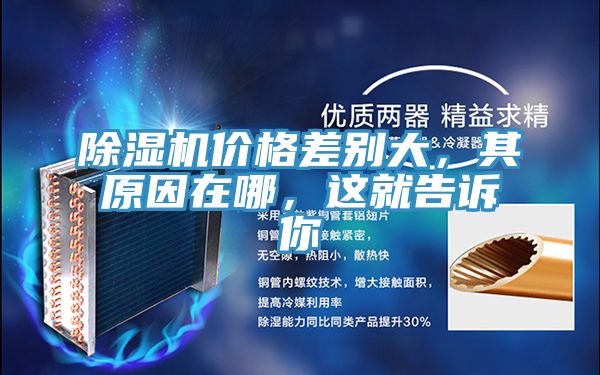 除濕機價格差別大，其原因在哪，這就告訴你
