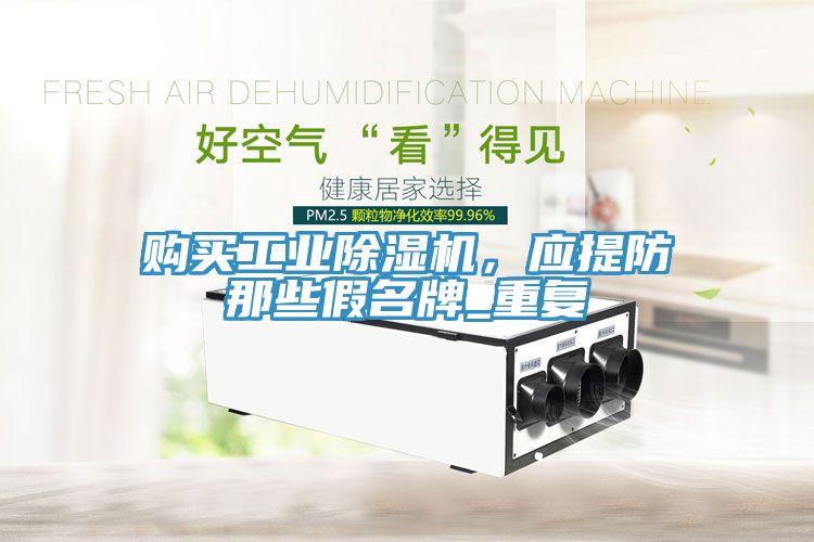購(gòu)買(mǎi)工業(yè)除濕機(jī)，應(yīng)提防那些假名牌_重復(fù)