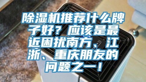 除濕機(jī)推薦什么牌子好？應(yīng)該是最近困擾南方、江浙、重慶朋友的問題之一！
