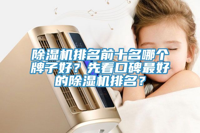 除濕機(jī)排名前十名哪個(gè)牌子好？先看口碑最好的除濕機(jī)排名？